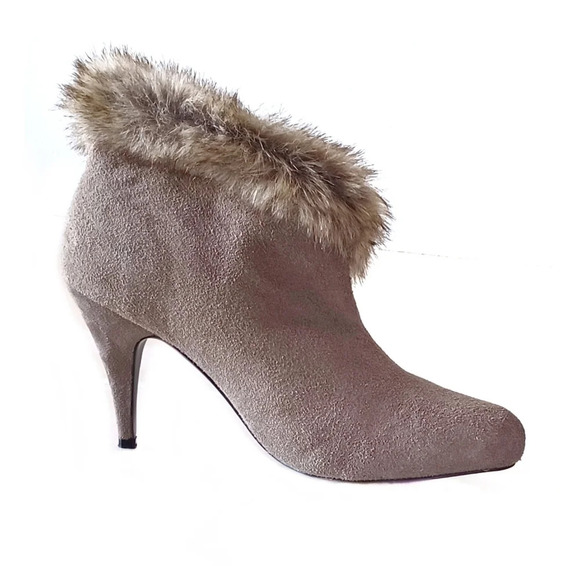 Vintage Avon Suede Booties Victorian Steampunk Coquette 8.5 - Picture 3 of 9